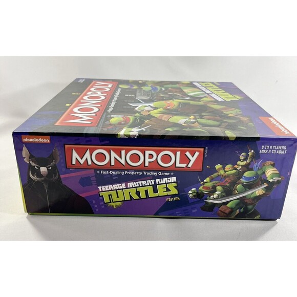 Monopoly TMNT Nickelodeon 2014 Teenage Mutant Ninja Turtles Board Game - Picture 12 of 12